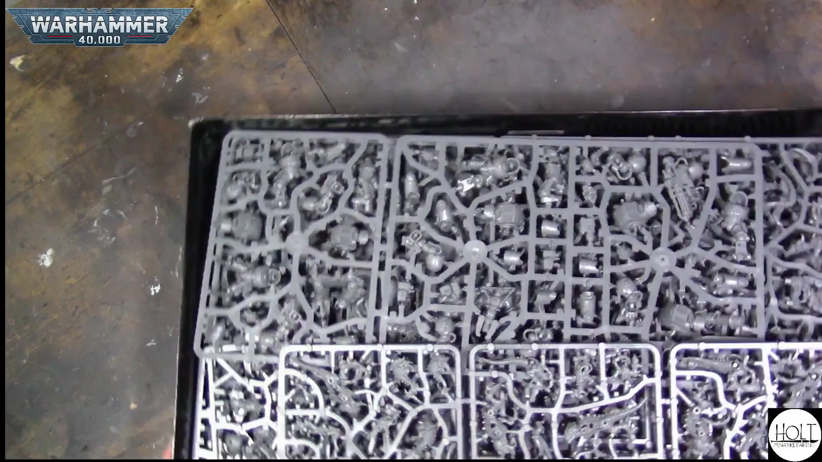 Sprues de miniaturas de Warhammer 40K